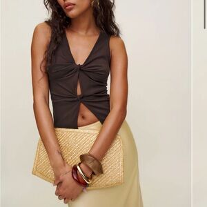 Reformation Tefi Knit Top - size small